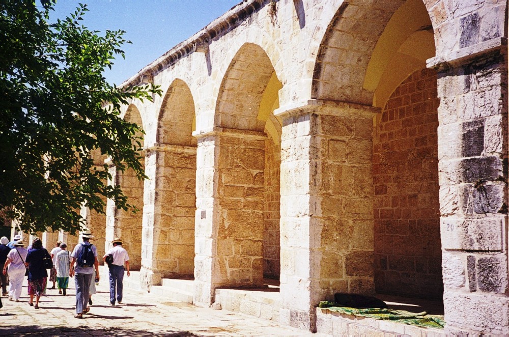 Colonnaded porticoes on the Temple Mount, Jerusalem