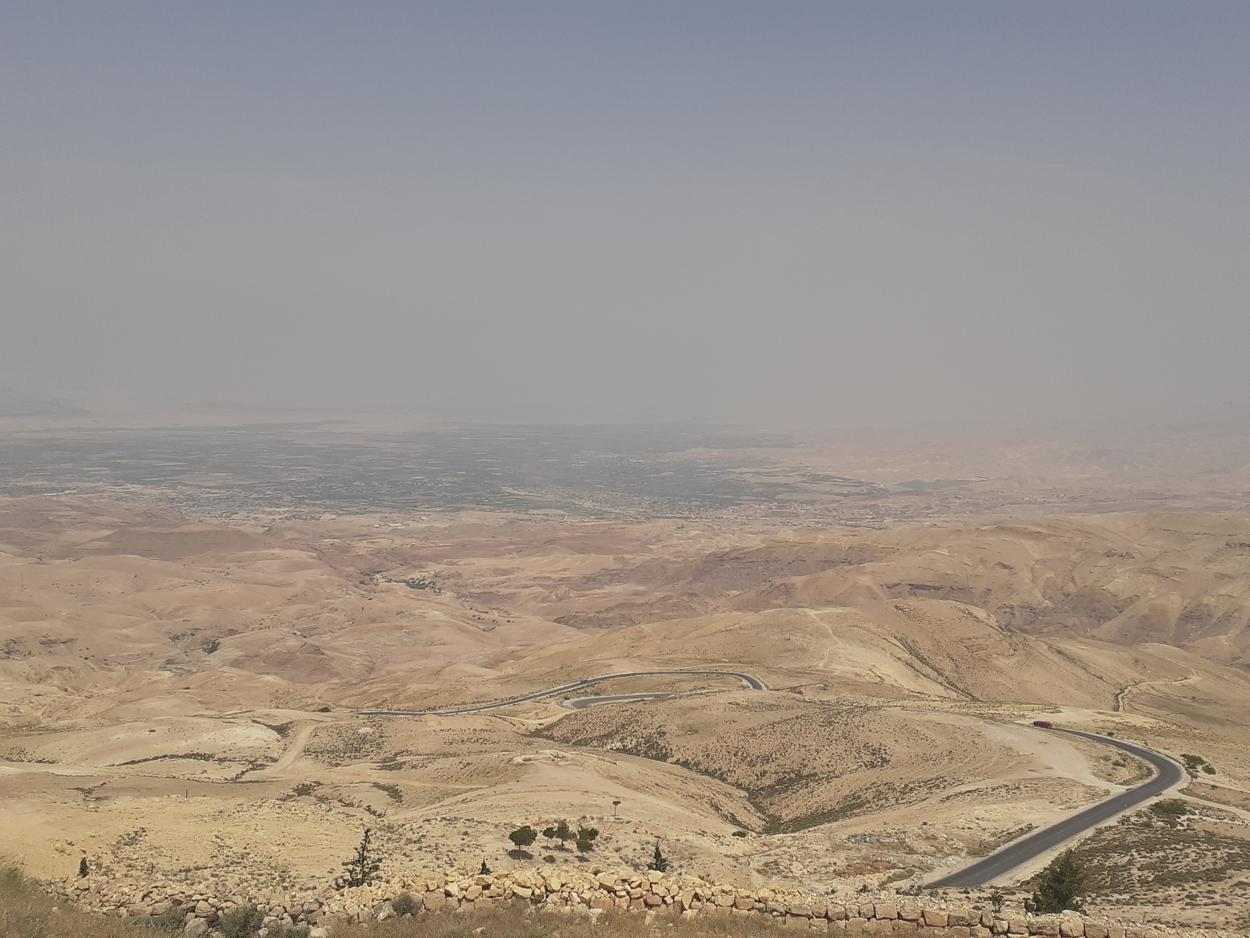 View from Mt Nebo towards the Jordan Valley