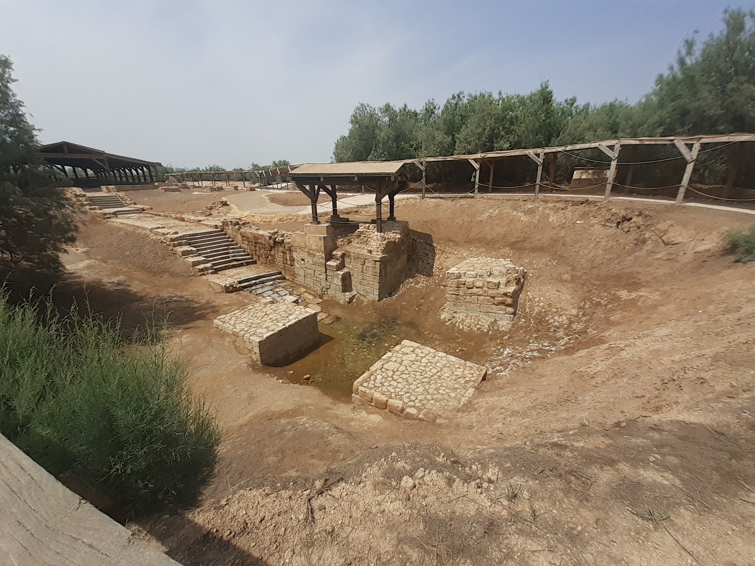 Ancient baptismal site at Bethany beyond the Jordan