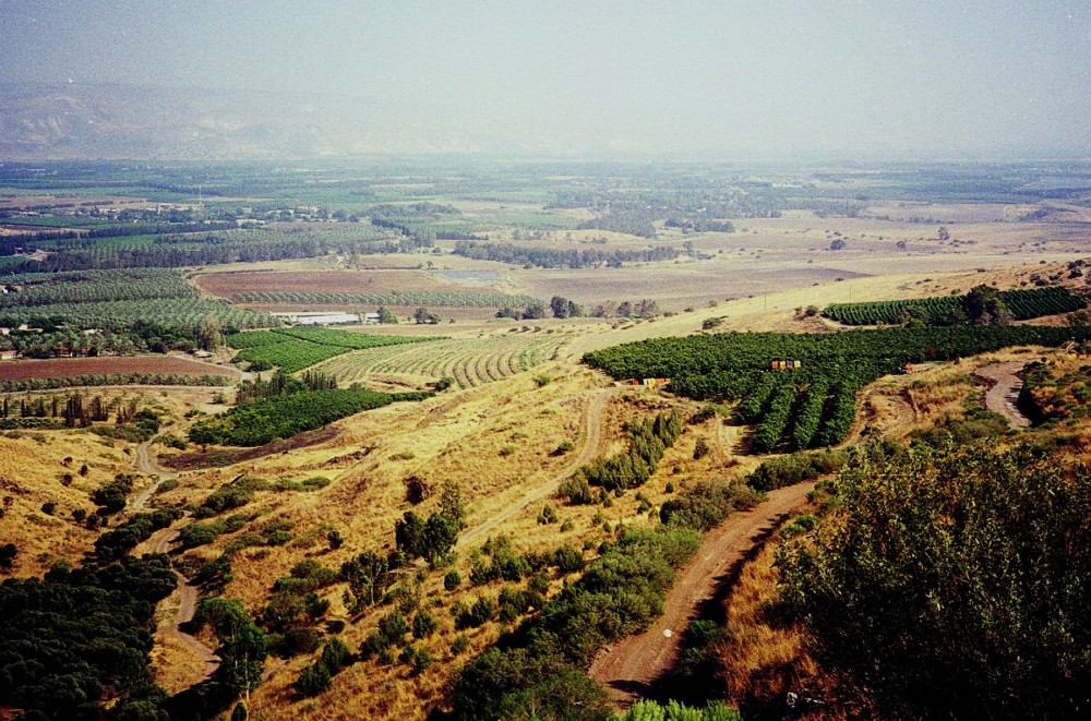 Looking across the Jordan Valley