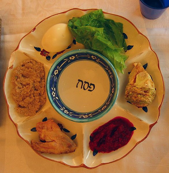 A Passover plate