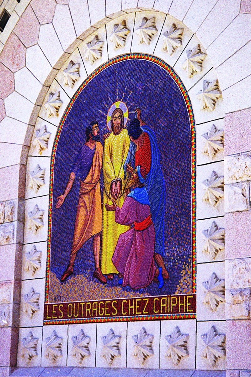 Mosaic in Church of St Peter in Gallicantu