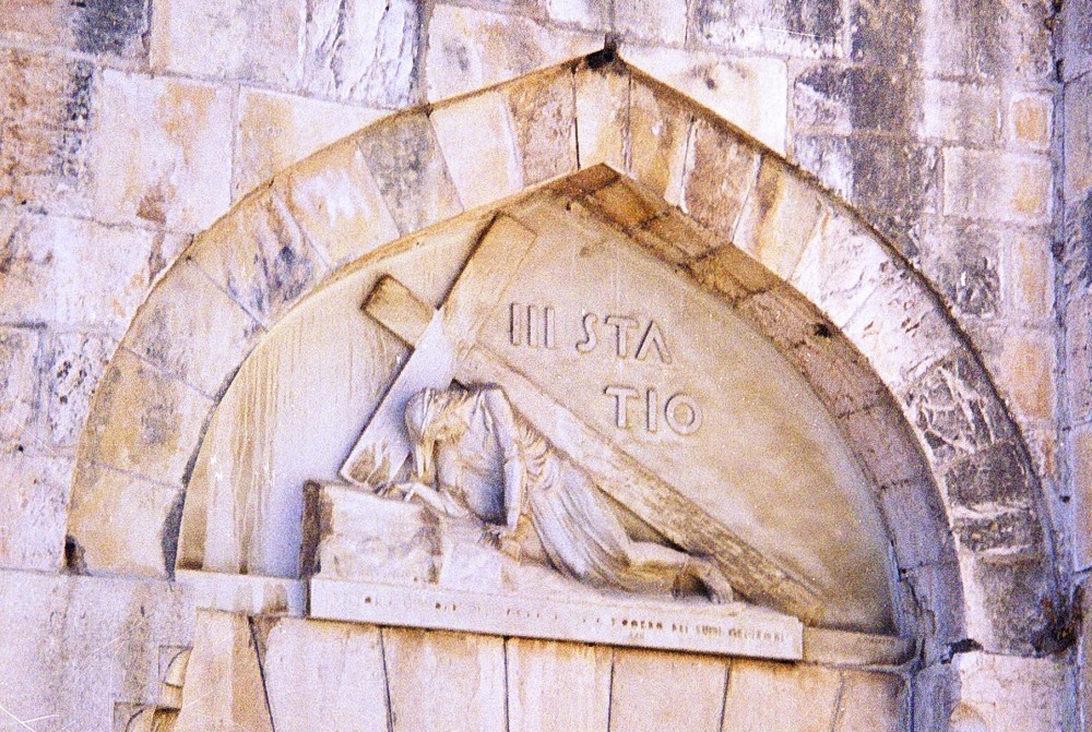 Station of the Cross on the Via Dolorosa