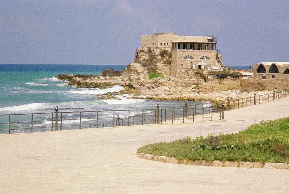 The Roman harbour at Caesarea