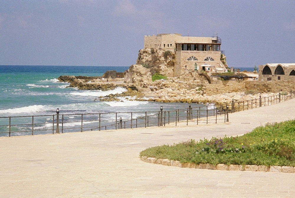 Roman harbour at Caesarea