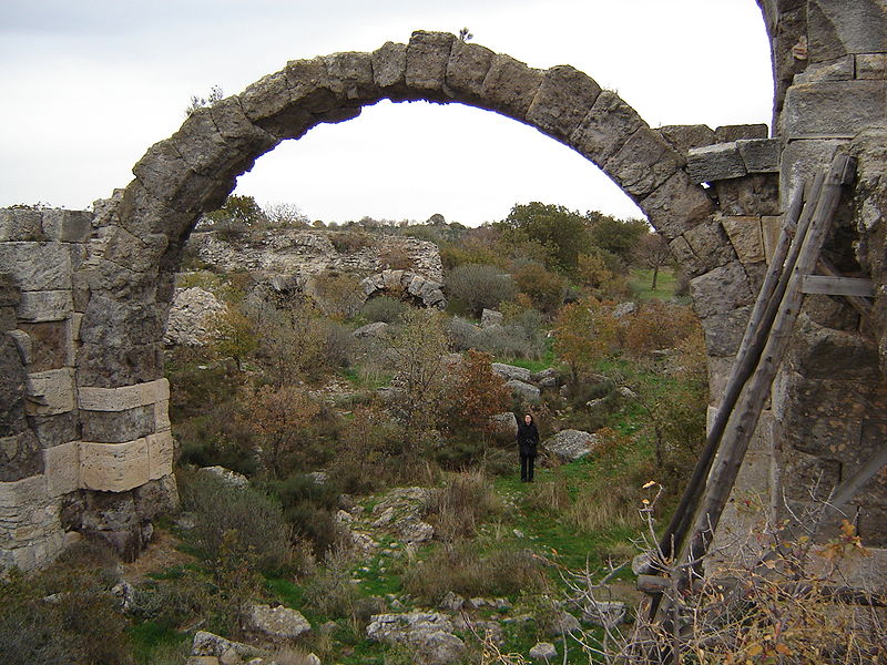 The Roman baths at Alexandia Troas