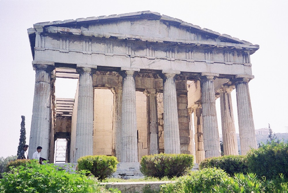 The Temple of Hephaestus in Athens