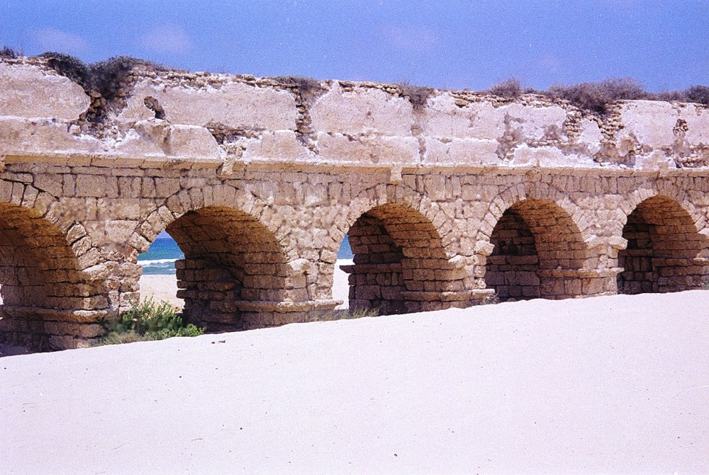 Roman aqueduct at Caesarea