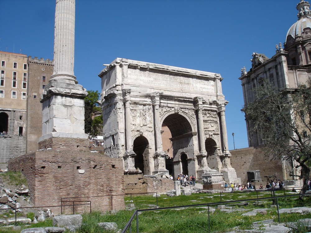 Arch of Septimius Severus, Rome