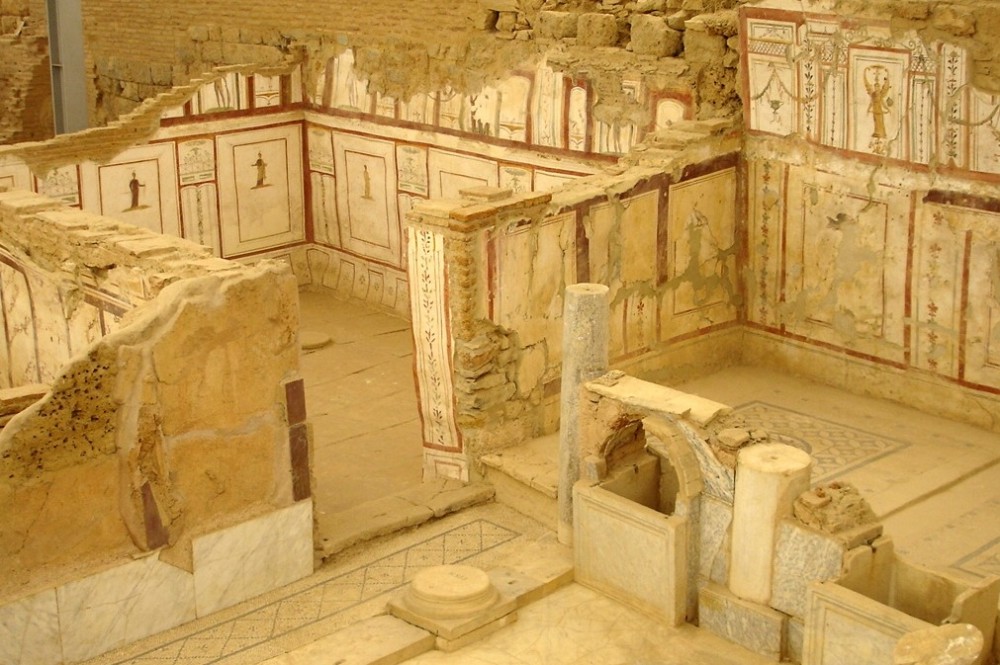 Interior of Roman house at Ephesus