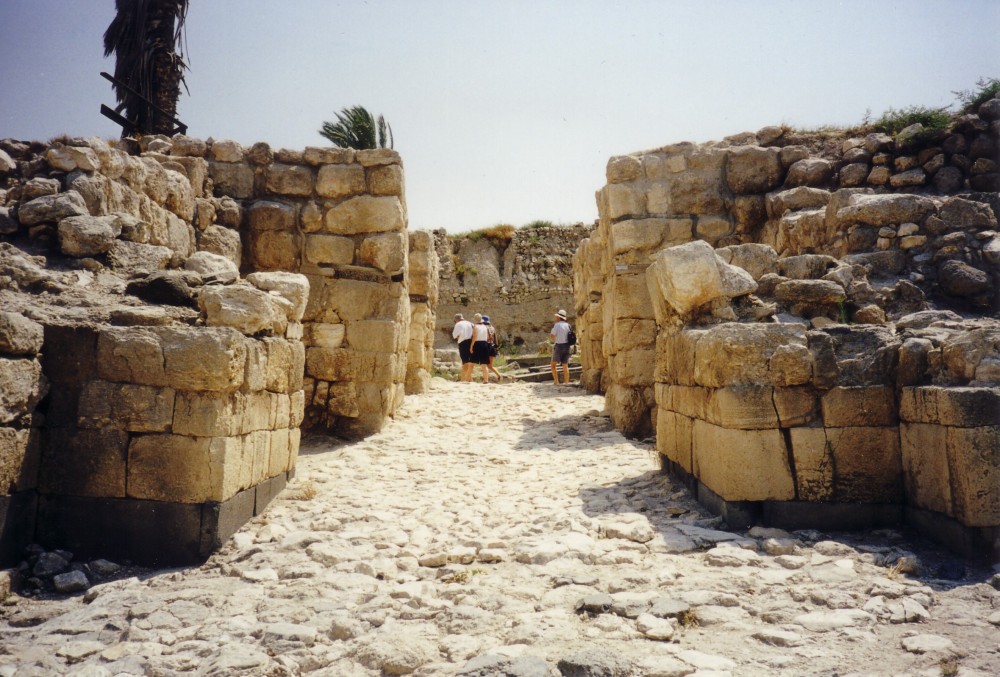 Solomonic gate at Megiddo