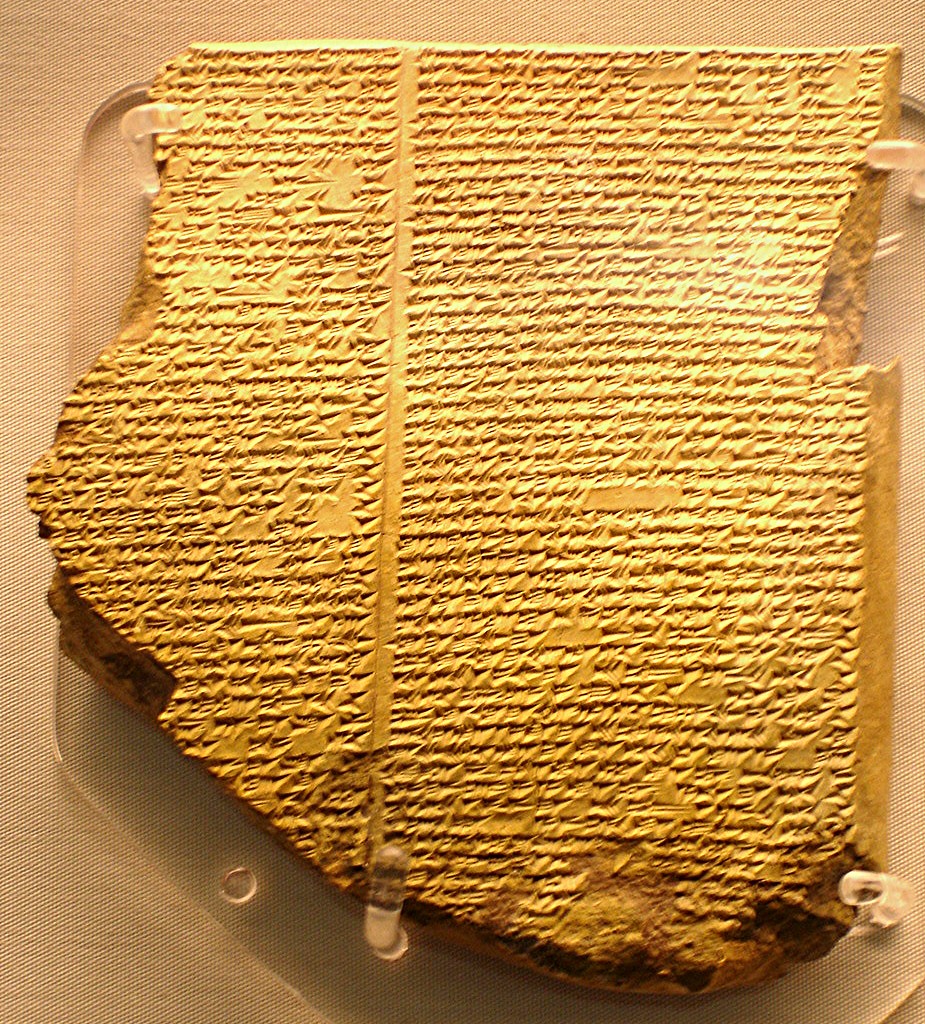 The Gilgamesh Epic tablet