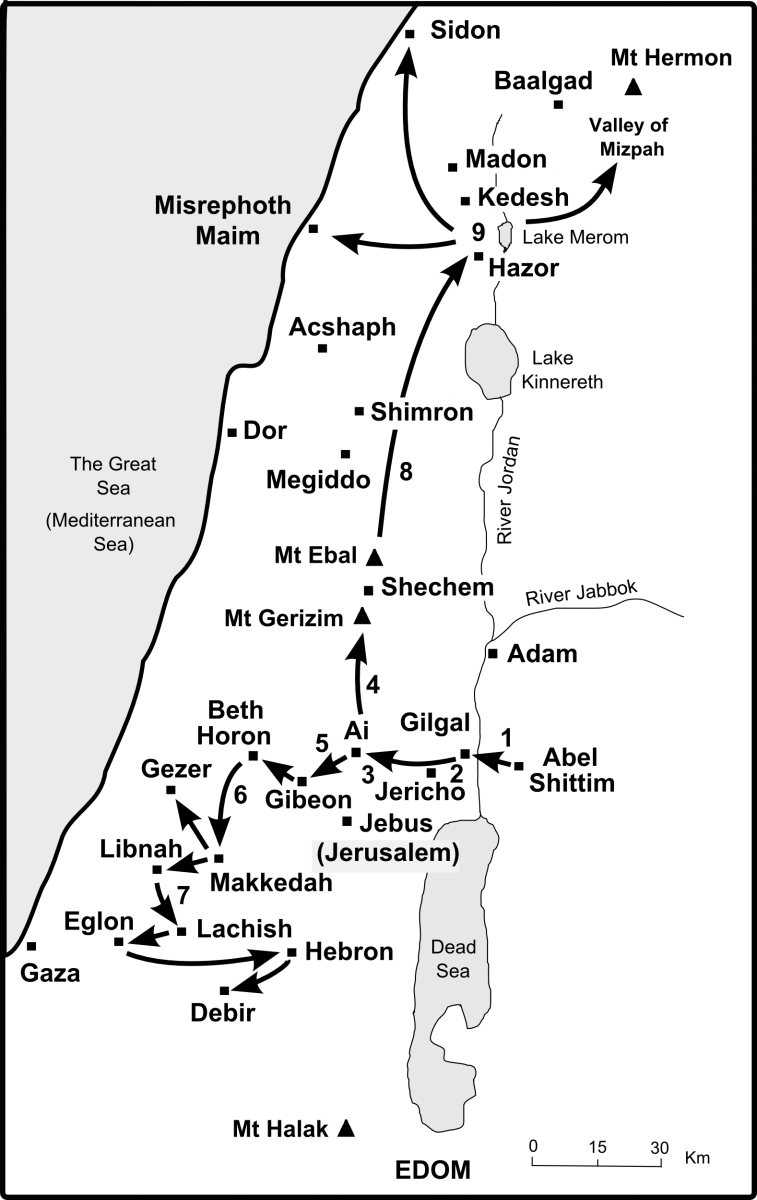 Israelites Map