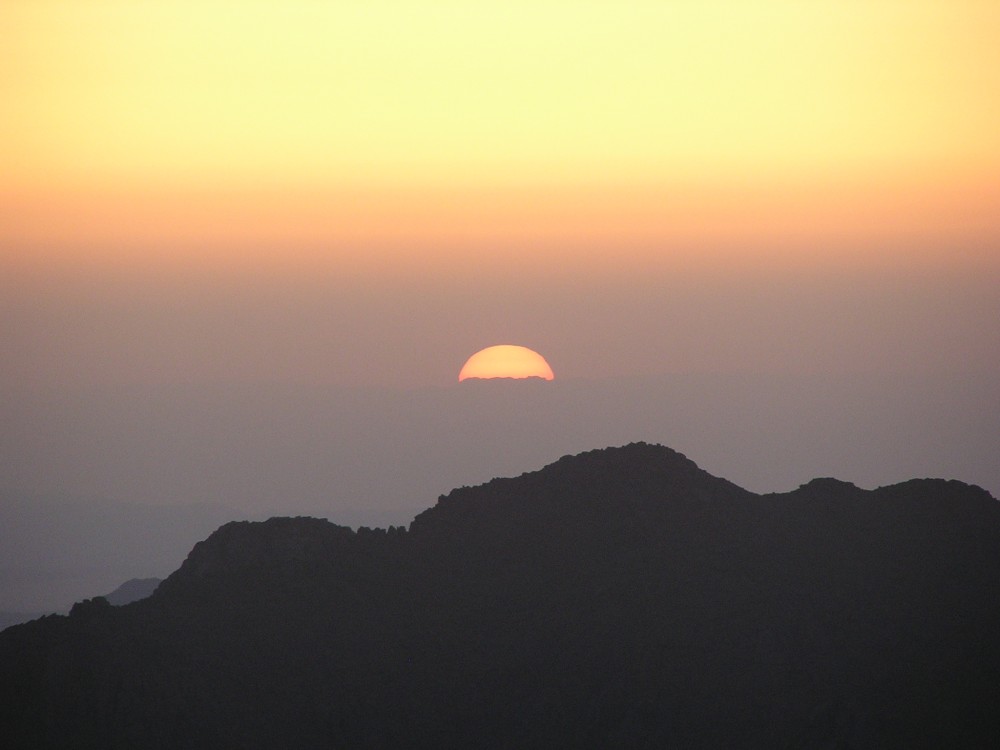 Sunrise on Mt Sinai