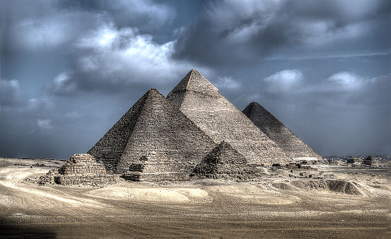 The necropolis at Giza