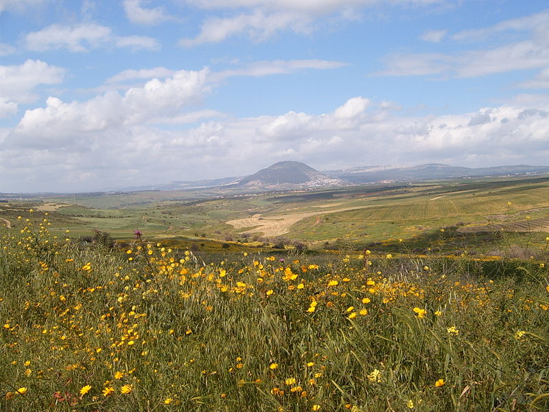 Lookig across the Vale of Jezreel