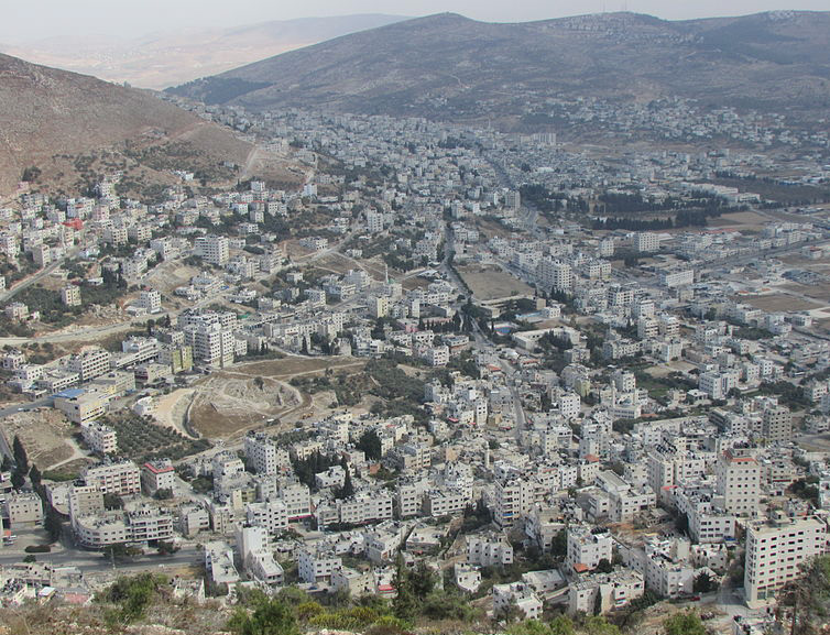 Tel Shechem from Mt Gerizim by ×¢×“×™×¨×œ