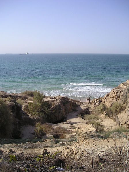 Ashkelon on the Mediterranean coast (Abraham)