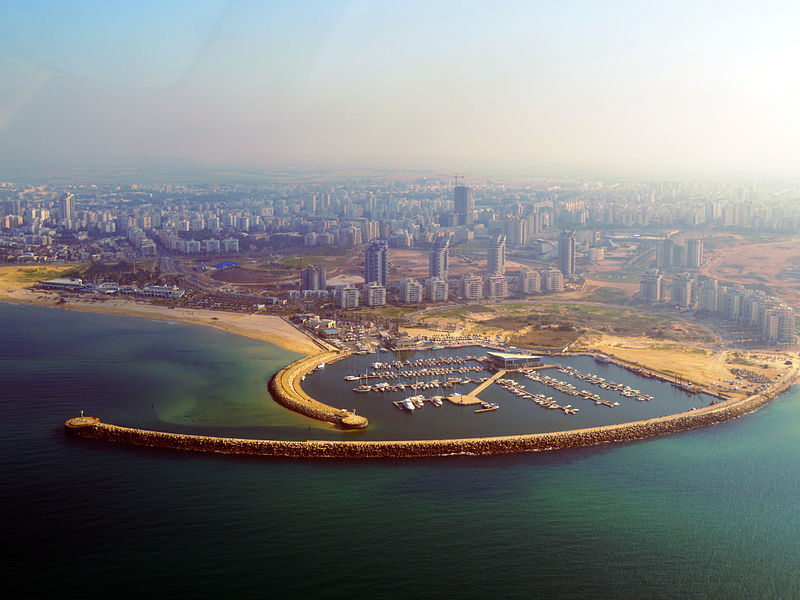 Aerial view of Ashdod Marina