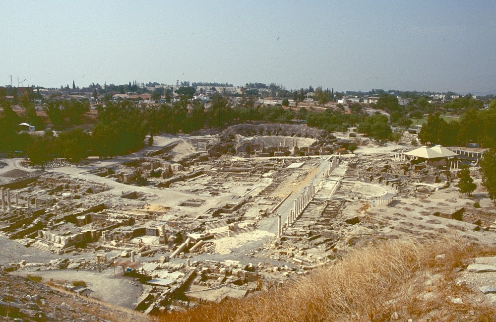 Roman remains at Beth Shean