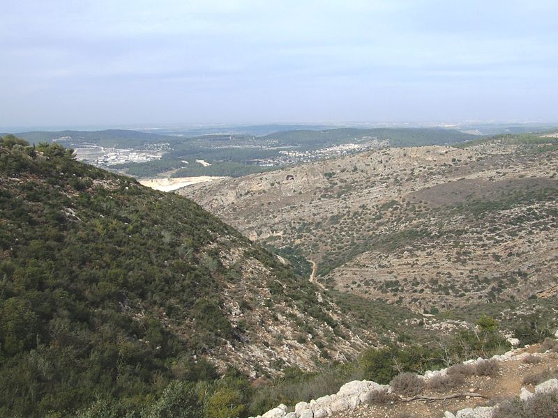 A mountain pass in Israel (lehava beer sheva)