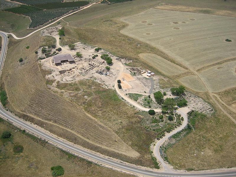 Hazor from the air