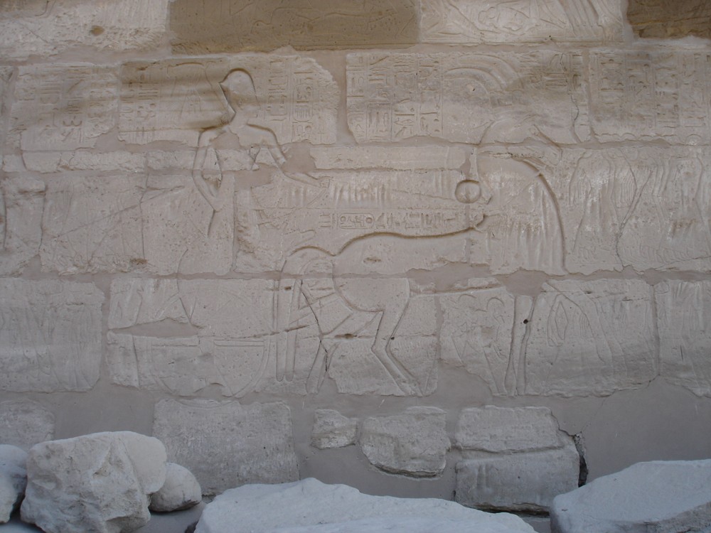 Image of Ramesses II at Karnak Temple