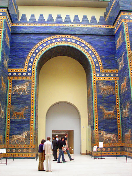 Ishtar Gate of Babylon  - reconstruction in the Pergamon Museum, Berlin (Hahaha)