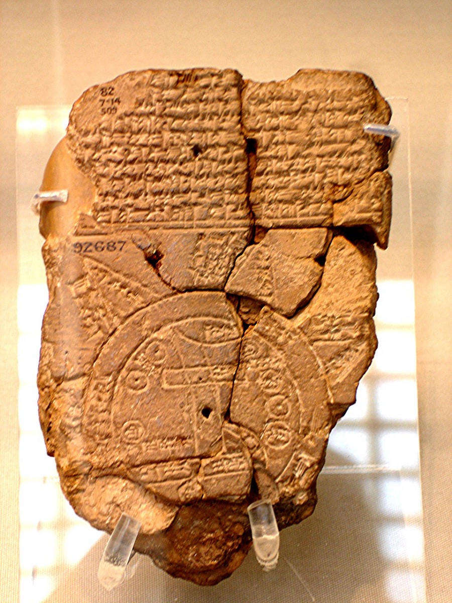 Babylonian map of Mesopotamia