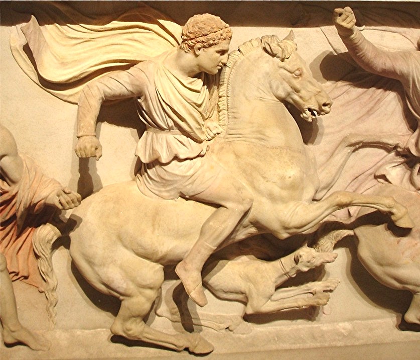 Relief showing Alexander the Great