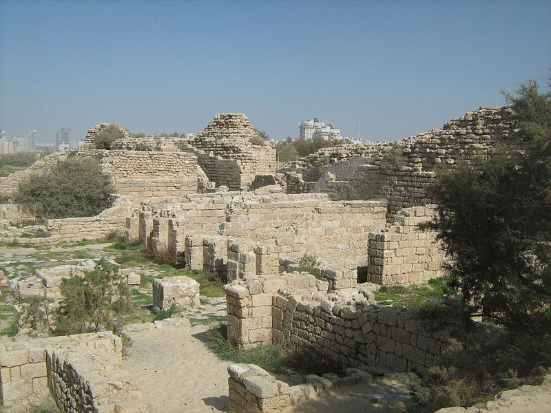 Excavated remains of Ashdod
