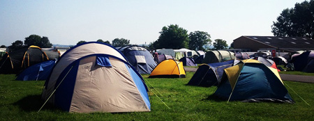 Camping at Soul Survivor