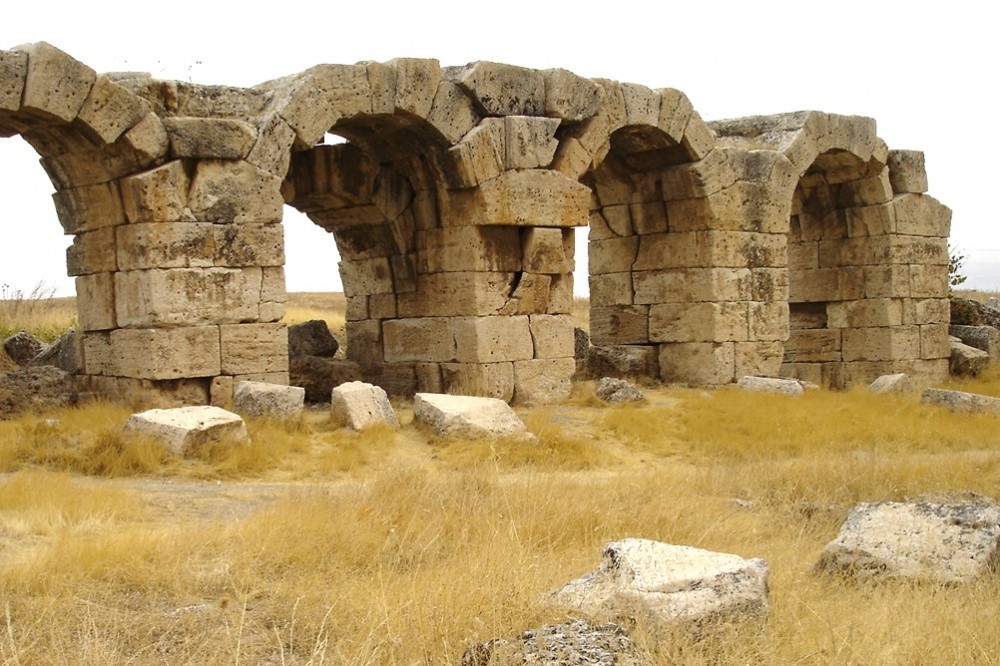 End of Aqueduct bringing hot water from Hierapolis to Laodicea