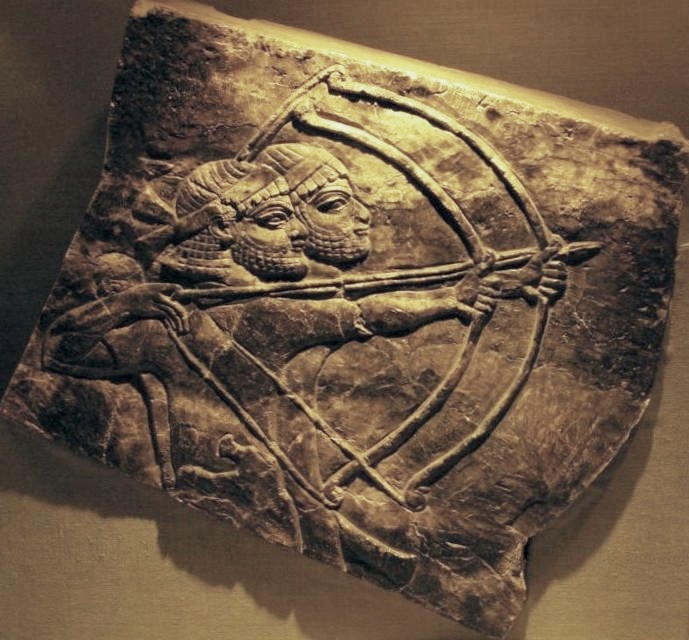 Two Assyrian archers at Nineveh