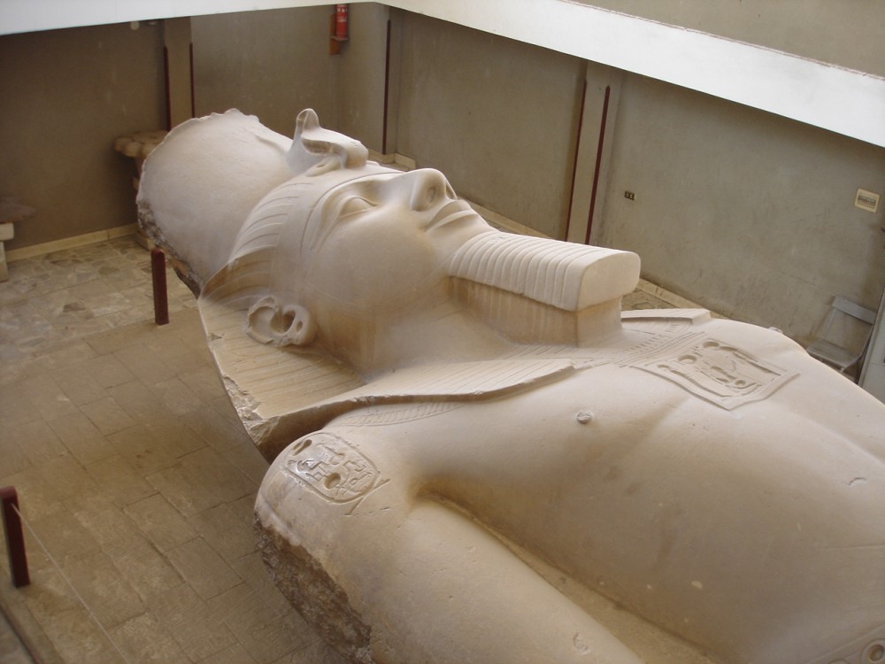 Colossus of Ramesses II at Memphis (Mit Rahina Museum)