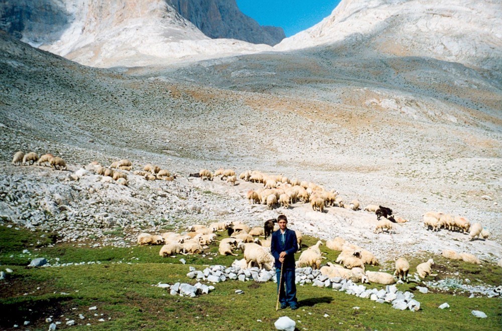 A Yörük shepherd in Ala Dağlar, Taurus Mountains, Turkey (Doron)