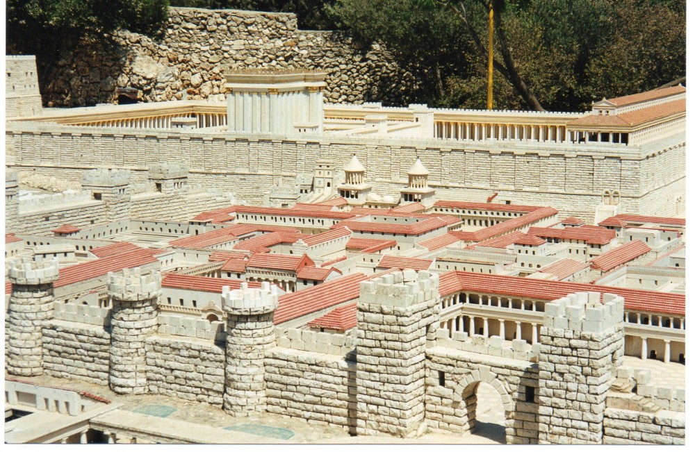 Model of the Temple at the Holy Land Hotel, Jerusalem