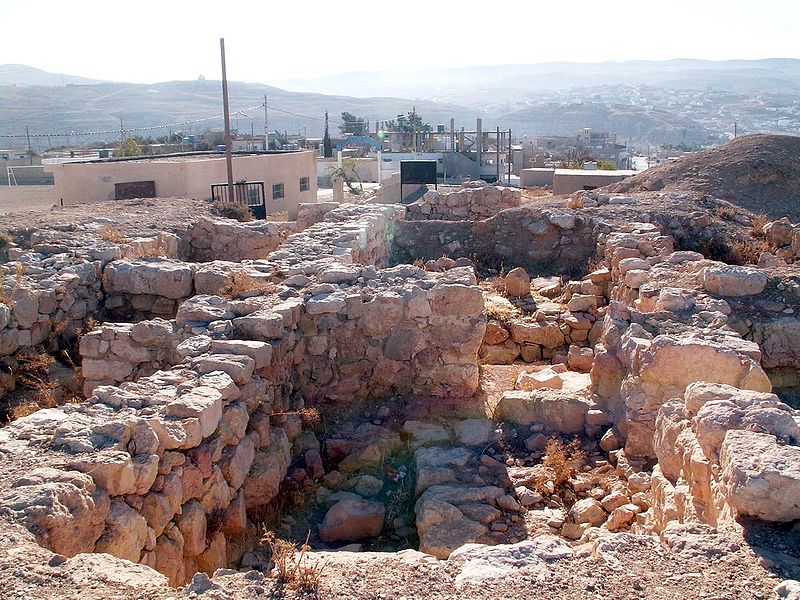 Remains at Bazra, a city in Edom (Uri Juda)