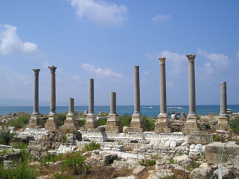 Tyre, Roman remains at Al Mina  (Heretiq)