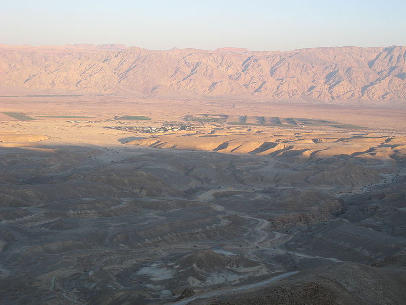 Wadi Aravah & the Mountains of Moab at sunset (Chadica)