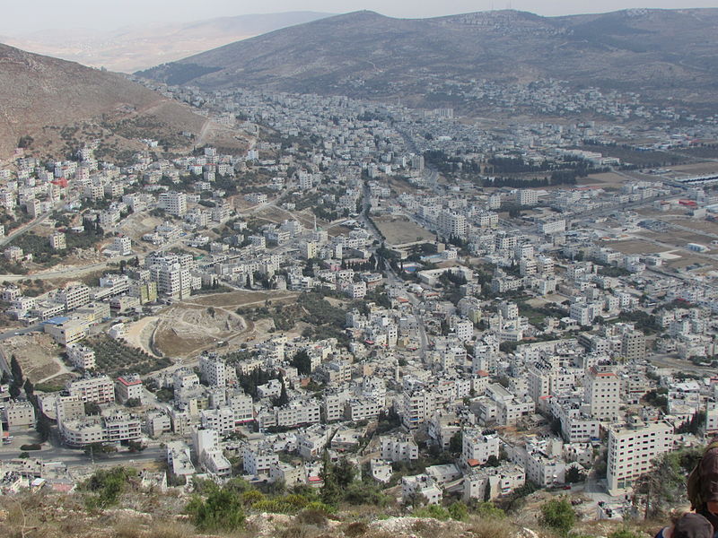 Shechem & Joseph's Tomb from Mt Gerizim by ×¢×“×™×¨×œ