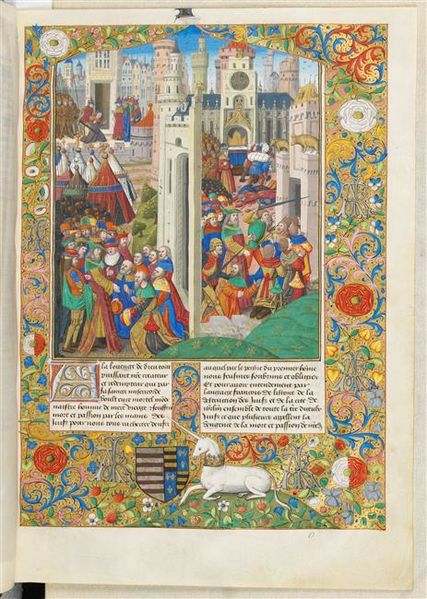 The Jewish War by Flavius Josephus (c.1480-85) - MusÃ©e CondÃ© Ms776