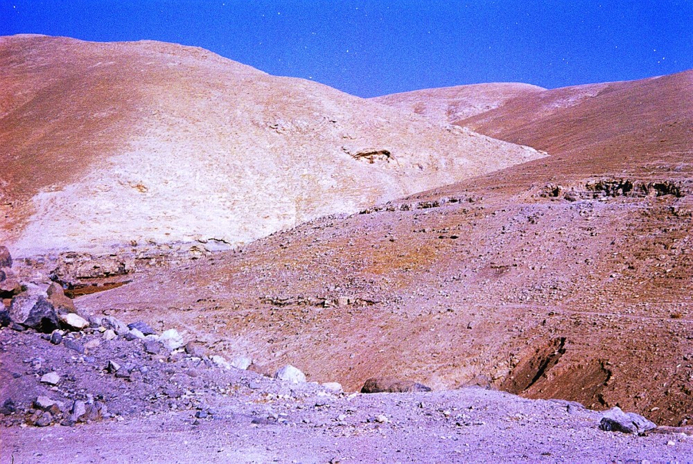 Beside the road from Jerusalem to Jericho