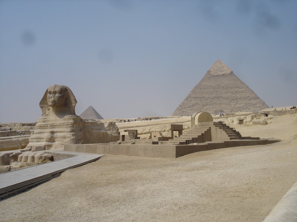 The Sphinx & Pyramid of Khafre, Giza