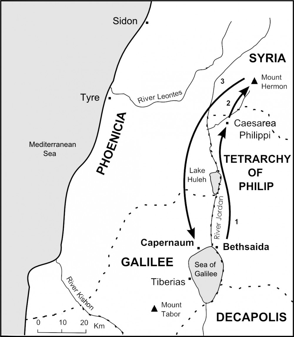 Map of Who do you say I am?