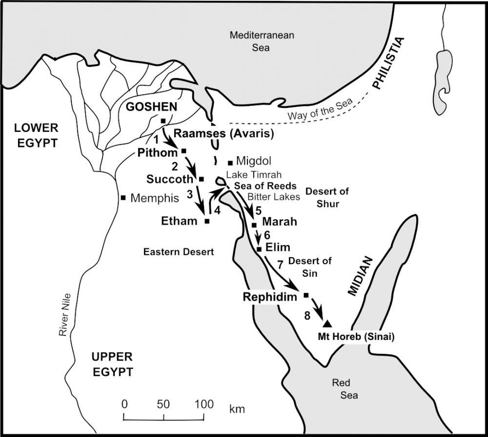 From Egypt to Sinai